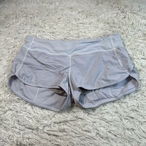 Lululemon Speed Short *2-way Stretch 2.5" White